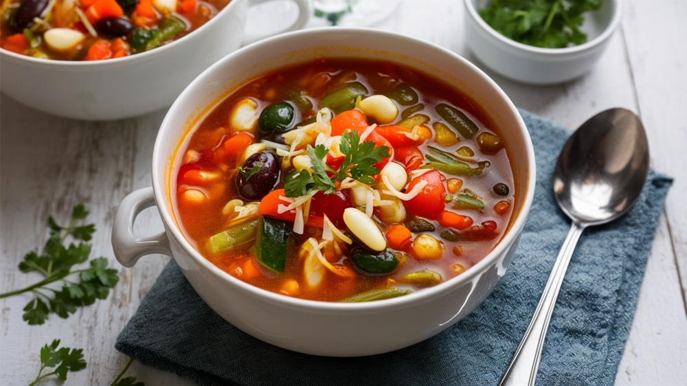 Minestrone Soup: A Hearty Vegetable Soup With A Variety Of