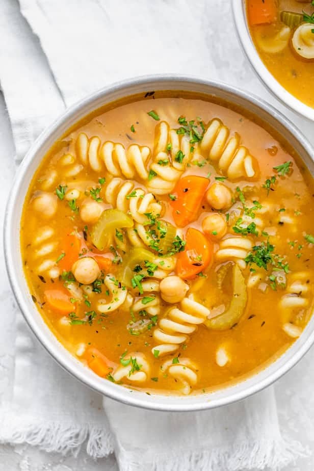 Savory Vegetable Pasta Soup