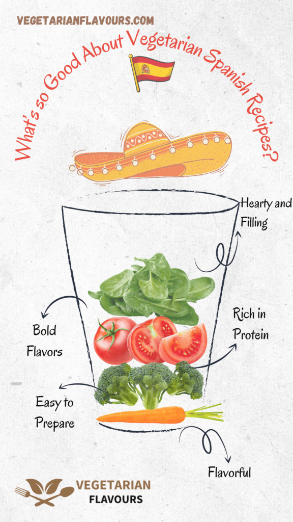 A graphical representation of the best things about spanish cuisine ( )